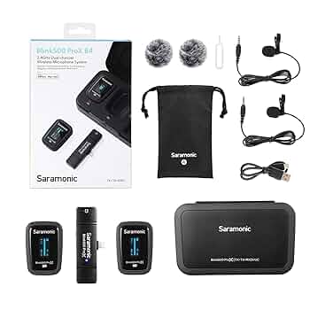 Amazon.com: Saramonic Blink 500 Pro X B4 2-Person Wireless